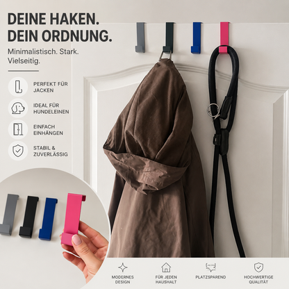 Alltags-, Multi-, Tür- und Möbelhaken 6er Set