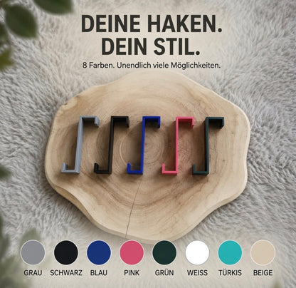 Alltags-, Multi-, Tür- und Möbelhaken 6er Set